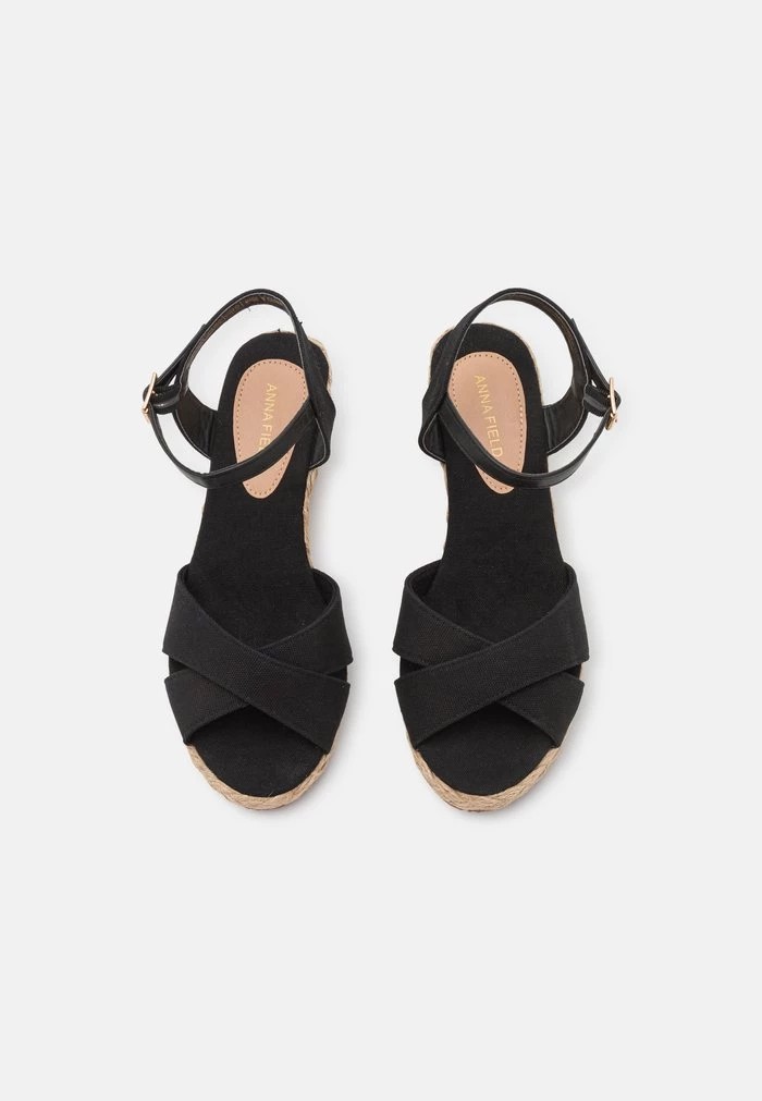 Sandale ANNA FIELD Anna Field Wedge Sandals Noir Femme | RMR-8934918